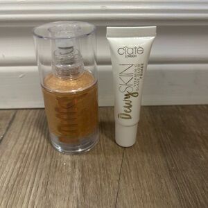 Ciaté London Dewy Skin Primer and Gold Shimmer Oil